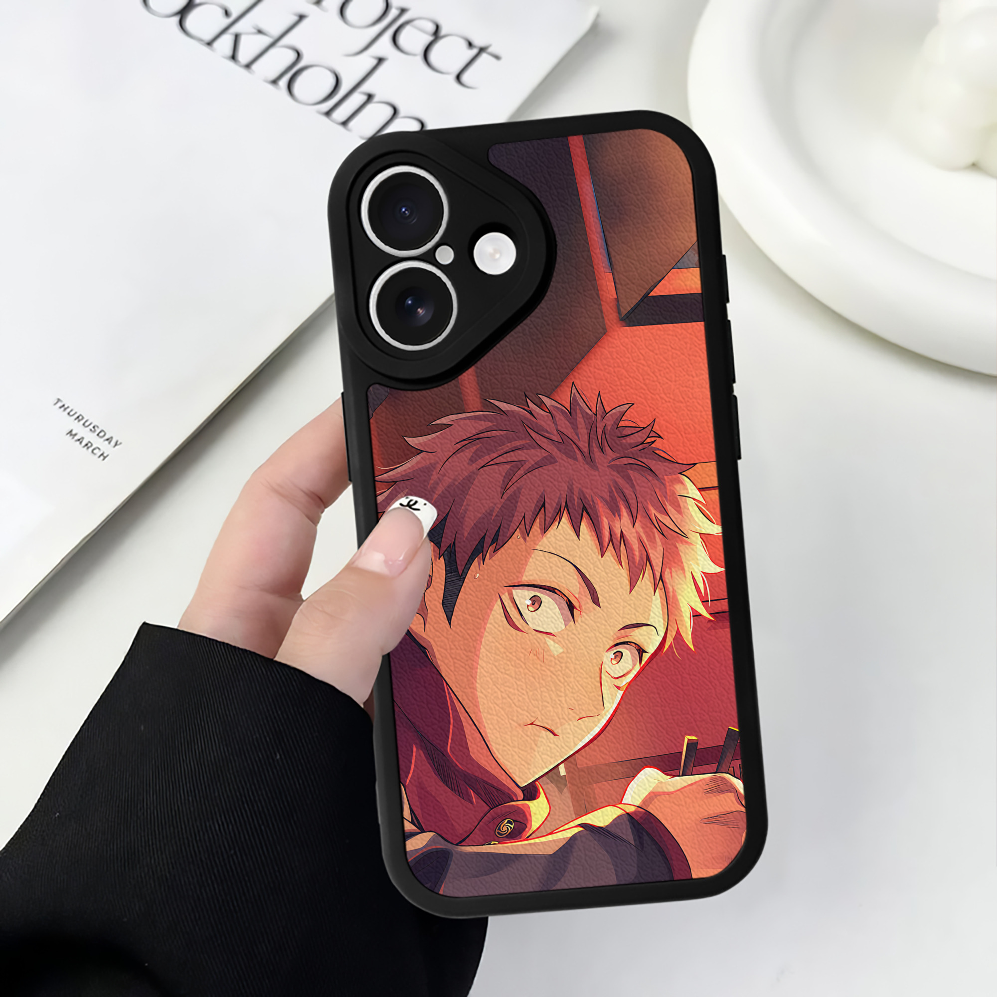 （画像用） SPY×FAMILY间谍家家酒 【iPhone 16シリーズ対応】シリコンスマホケース（レザー調） 材質：シリコン